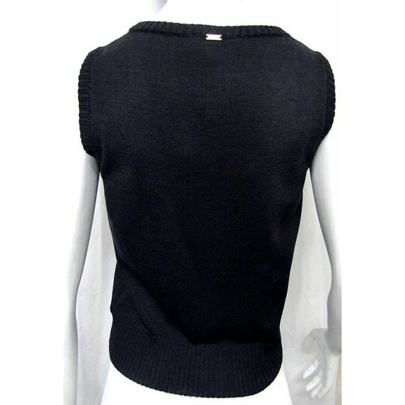 St. John Santana Knit Shell Top Sleeveless Medium Vintage - Picture 5 of 12